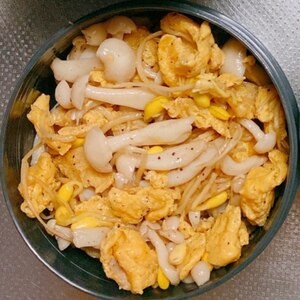 枝豆入り！もやしの中華卵とじ炒め